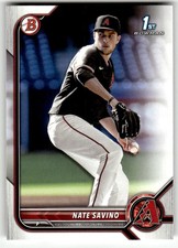2022 Bowman Draft #BD-163 Nate Savino 1st Arizona Diamondbacks Baseball