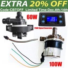 High-flow DC 12V 60W 100W Brushless Water Pump Automotive Cooling Auxiliary Pump