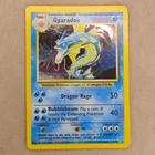 Gyarados 6/102 LP Lightly Played WOTC Vintage Pokemon Card Base Set Rare Holo