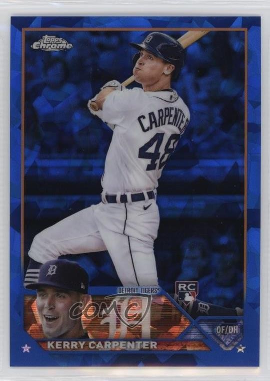 2023 Topps Chrome Sapphire Edition Kerry Carpenter #394 Rookie RC h7d