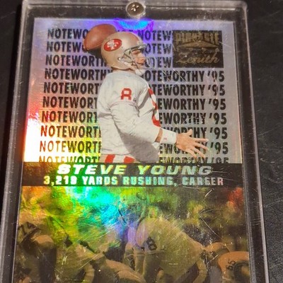 Pinnacle Zenith 1995 Noteworthy '95 Steve Young 10 of 30 49ers NFL Card