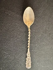 Mechanics Sterling Co. Vintage Silver Souvenir Spoon 925 Sterling Silver