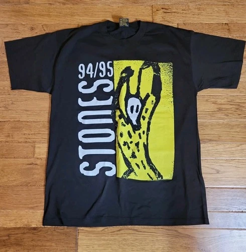 Rolling Stones Voodoo Lounge World Tour Brockum Shi 1990s vintage concert t-shirt, vintage, size XL, single stitch, B+ condition