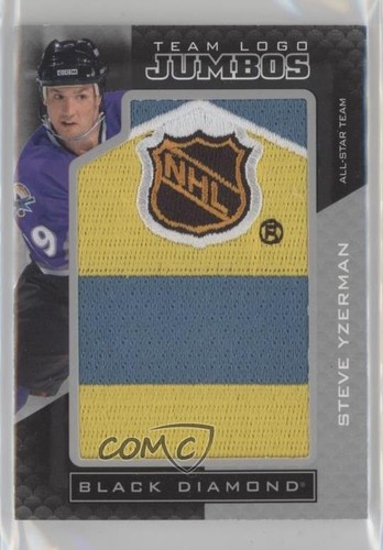 Steve Yzerman [Puzzle] #TLAS-SY 2021 Upper Deck Black Diamond Team Logo Jumbo Patches card