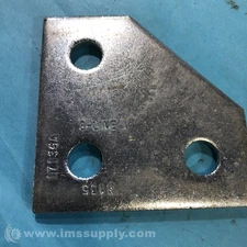 B Line B135-ZN Channel Corner Gusset Plate Electro-Plated Steel  FNIP