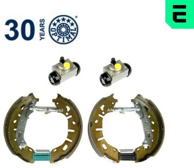 OPTIMAL OP-BSK00269 Bremsbackensatz 4 Bremsbacken Trommelbremse für Fiat 