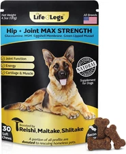 Soft Chews Hip and Joint Supplement for Dogs - Dog Joint Pain Relief Treats - Gl