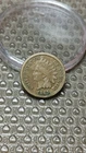 1863 Indian Head Cent Penny VG Scratches                                    D302