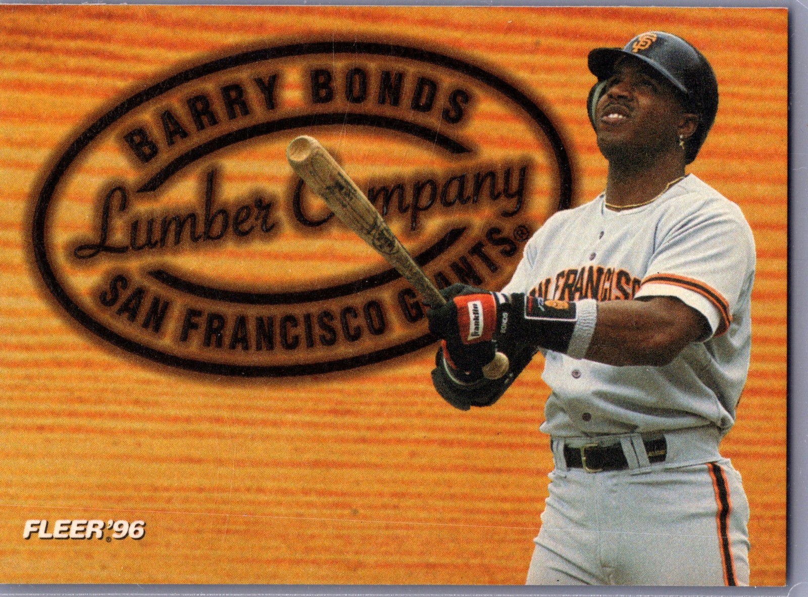 1996 Fleer #3 Barry Bonds Lumber Company