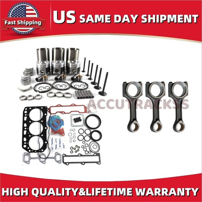 #ad Overhaul Rebuild KitConnecting Rod For Yanmar 3TNV88 3TNV88C 3TNV88 QTB Engine $498.75