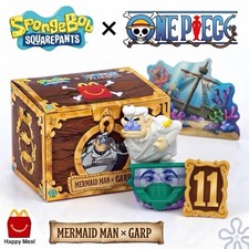 2026 McDonald's Happy Meal SpongeBob x One Piece Toy 11-Mermaid Man  Garp