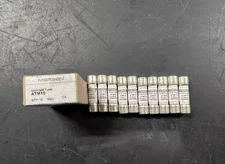 Pack of 10 Fuses Mersen ATM10 10 Amp (10A) ATM 60OV Fast-Acting Amp-Trap Midget