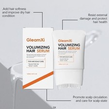 Gleamxi Volumizing Hair Serum with Built-in Brush Anti Hair Loss Thickening Hot