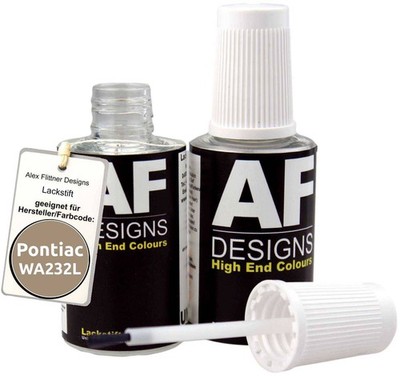 Lackstift für Pontiac WA232L Rich Gold Metallic schnelltrocknend 2x20ml 