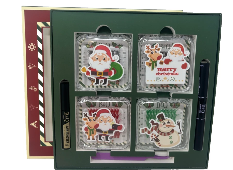 B&Q 'Merry Christmas' Themed Lash Clusters Kit - Image 2 of 4