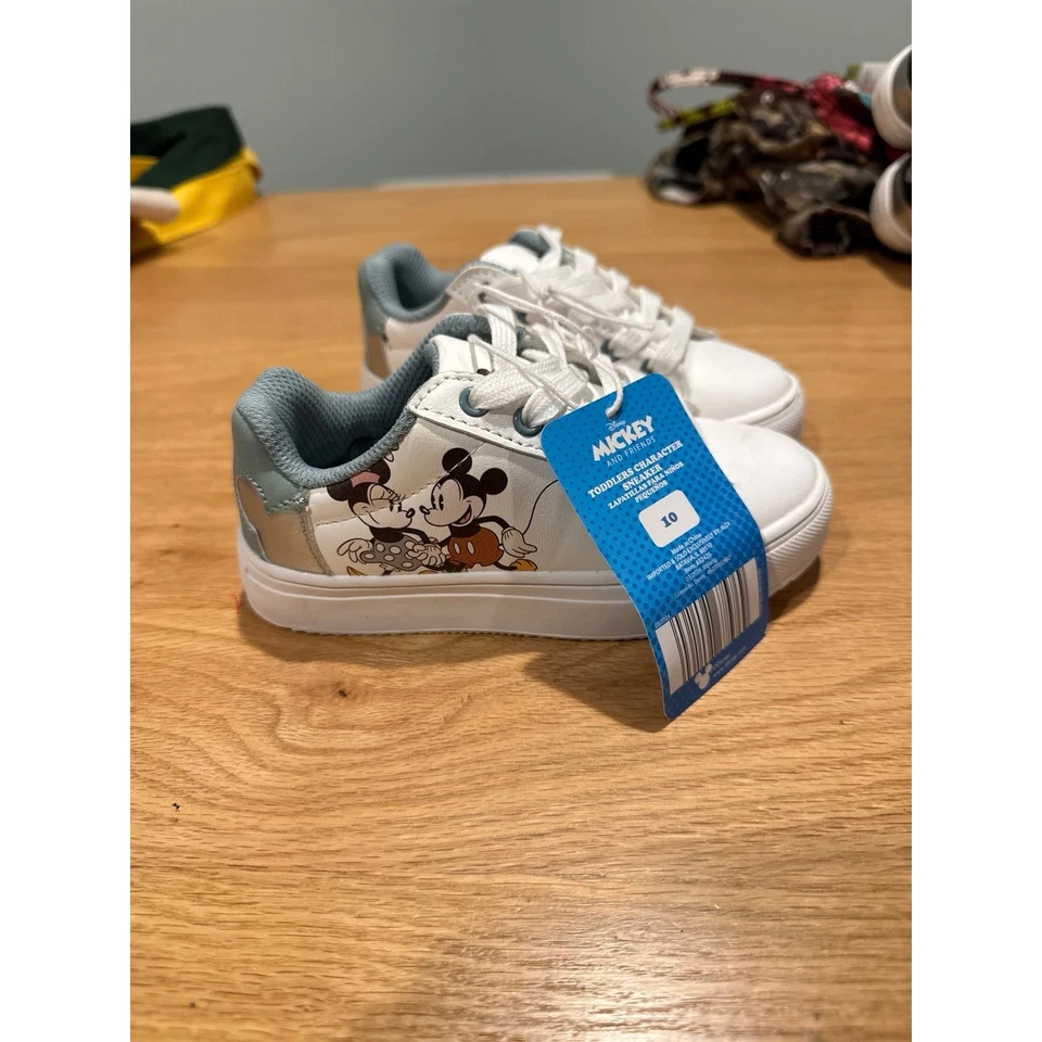 Mickey and friends, toddler, character, sneakers, Mickey and Minnie size 10 kids - Image 3 of 4
