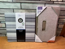 Better Homes Garden 12x15x6 & Main Stays 10x10x10 Foldable Storage Bins, FREESHP