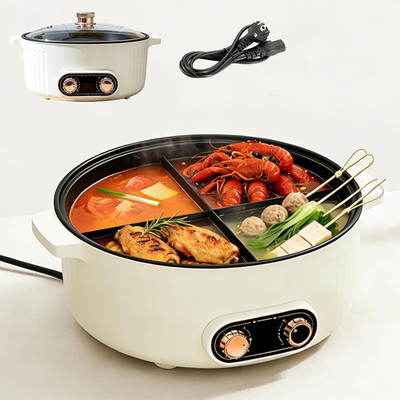 6L Non-Stick Electric Stew Pot - Perfect for Family Gatherings and Parties