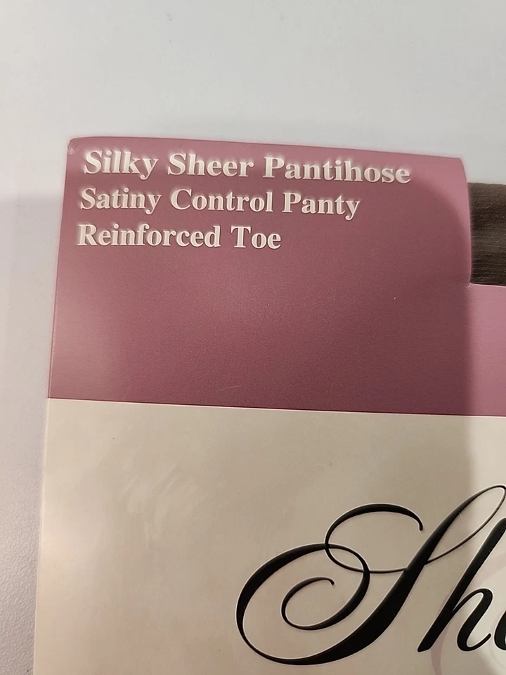 Panty Worthington Sheer Caress Satiny Control Panty Pantihose Queen Short Taupe Foto 2 de 4