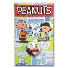 2015 British Virgin Islands .84 oz Silver $10 65th Ann of Peanuts 75.57 per troy oz