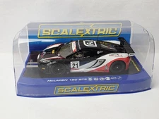 SCALEXTRIC MCLAREN 12C GT3 1/32 SCALE SLOT CAR NICE!!!