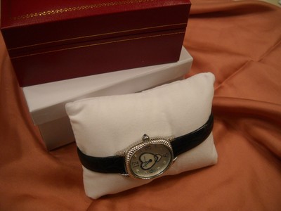 Mint Judith Ripka Sterl Silver Quartz Watch w/Cabachon Crown  display picture 1