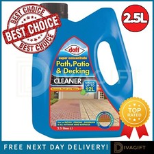 PATIO CLEANER MOULD ALGAE KILLER FLUID 25% STRONGER DRIVE DECKING PATH 2.5L DOFF