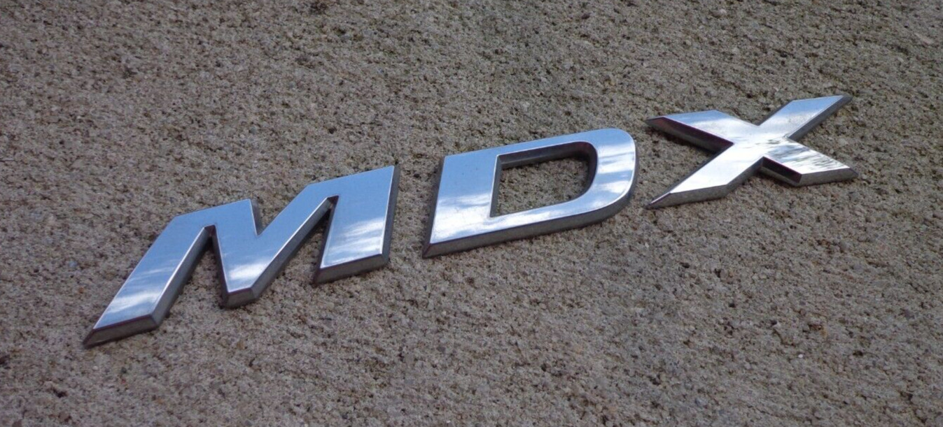 Acura MDX emblem letters badge decal logo symbol rear hatch OEM Genuine Original