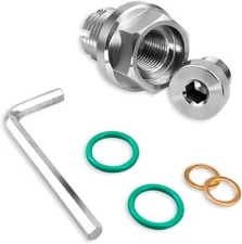 Oil Drain Plug Self-tapping Piggyback Stainless Steel Repair Kit M14.1-1.5x15mm 