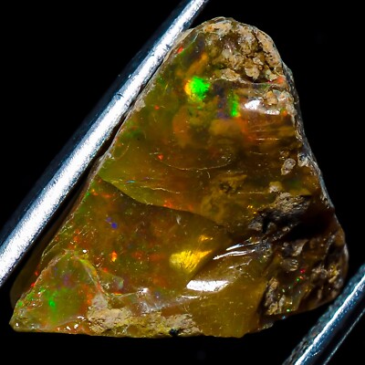 Ethiopian Opal Rough 11.70 Cts Natural Multi Color opal rough 16x18x14 MM ST-224