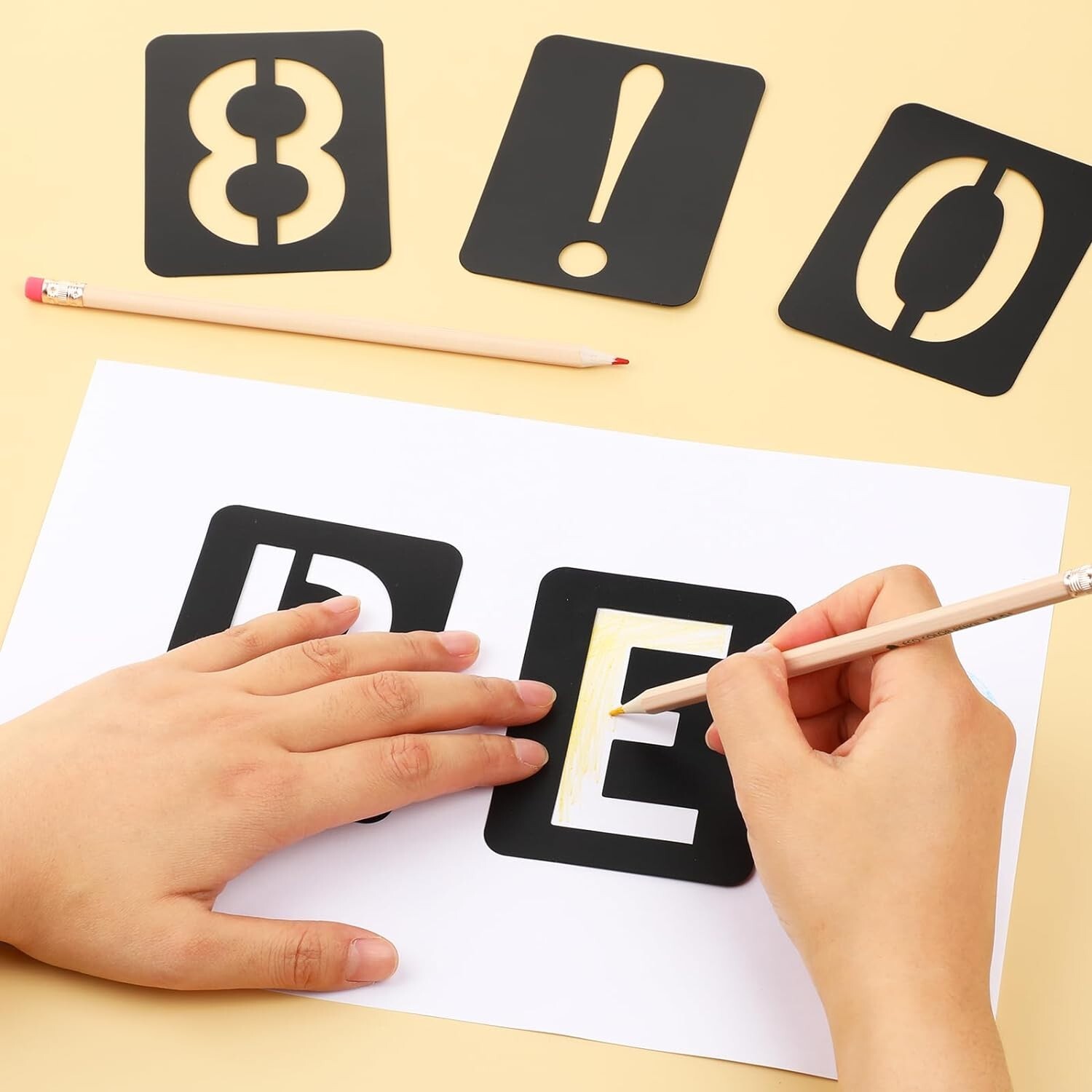 Letter Stencils 3 Inch Stencils Letters and Numbers for Spray Painting