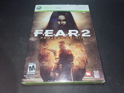 F.E.A.R. 2: Project Origin FEAR Microsoft Xbox 360 BRAND NEW SEALED+Slipcover!