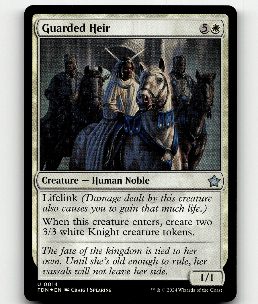FOIL - MTG - Guarded Heir #14 - Foundations | eBay