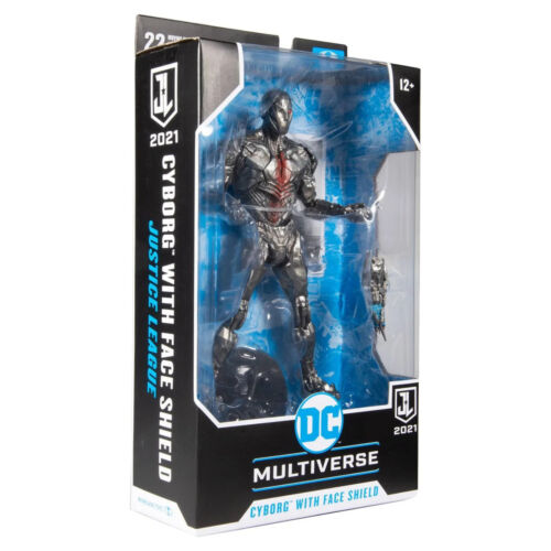 Cyborg Face Shield Helmet Walmart Ex Justice League McFarlane Toys DC Multiverse - Picture 2 of 3