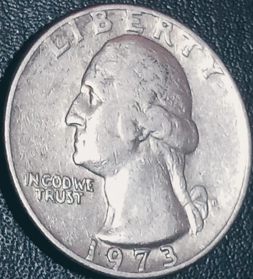 1973 D Washington quarter,Multiple Errors OBV & REV SEE PICTURES - Image 4 of 4