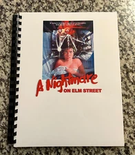 Nightmare on Elm Street Horror Movie Script Reprint Full Screenplay Script