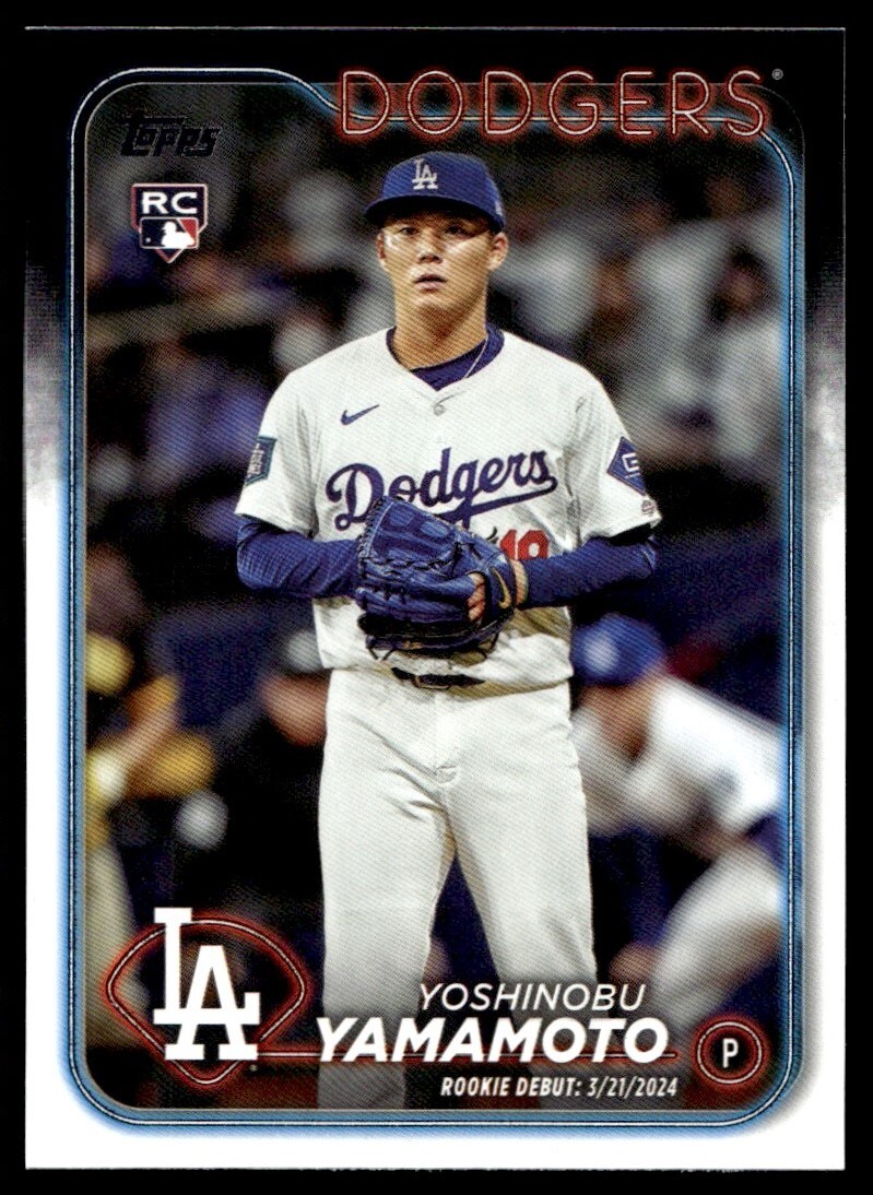 2024 Topps Update QTY #US149 Yoshinobu Yamamoto Rookie