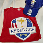 RYDER CUP 2020 Hat & T Shirt Whistling Straits 47 brand New & VG+ Golf UW