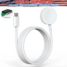 Type-C Cable Charger For Apple Watch 2 3 4 5 6 7 SE 8 9 Ultra Magnetic Charging