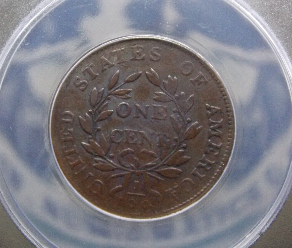 1802 Draped BUST Large Cent S-226 1c ANACS VF25 Details #760 Very Fine ECC&C Inc - Image 2 of 4