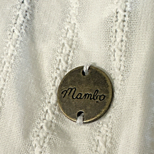 Mambo | Casual Long Sleeve Pull Over / Coverup Top | Cotton | White | Size 14 - Picture 6 of 11