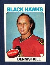 1975-76 Topps Dennis Hull #254 Chicago Black Hawks EX