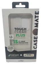 Case-Mate Case for LG Wing, Tough Clear Drop Protection Cover