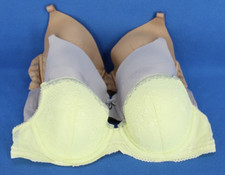 DKNY Underwire Lined T-shirt Bra Bundle Lot Size 36C H4792