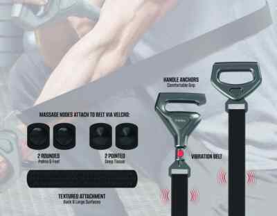 Open Box - PART ONLY VIBRATING BELT accessory for FitRx VibraBand massager BLACK
