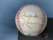 Brooks Robinson & Boog Powell Dual Autograph Baseball Beckett Authentic