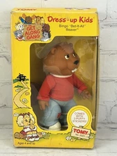 Vintage 1984 TOMY "The Get Along Gang" BINGO BEAVER Dress-up Kids Figure