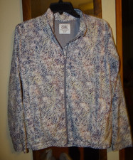 Athleta Girl Ice Storm Full Zip Jacket sz XL 14 activewear lknew multicolored