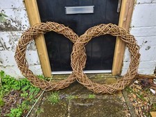 ONE Large Natural Wreath Base UK Giant XL Plain Willow 90cm 3ft Circle Ring Hoop