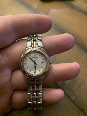 Seiko Women's Vintage Quartz Dress Watch, Seiko 7N82-0AT0 Watch w/ Date |  eBay
